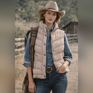 Warm GAP Plaid Lined Winter Edition Puffer Vest